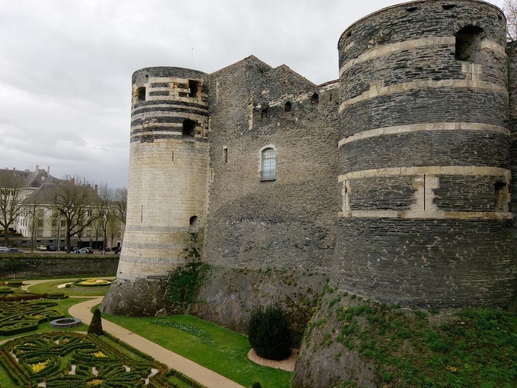 Angers Castle and gardens